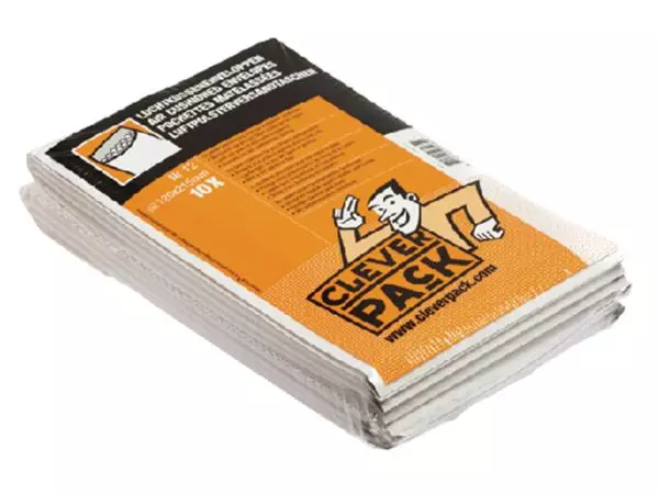 Een Envelop CleverPack luchtkussen nr12 140x225mm wit pak à 10 stuks koop je bij NiceSupplies.nl