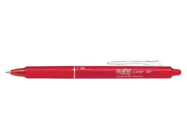 Een ROLLERPEN PILOT FRIXION BLRT-FR7 CLICKER M ROOD koop je bij Kantoorvakhandel van der Heijde