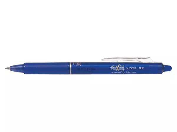 Een ROLLERPEN PILOT FRIXION CLICKER M BLAUW koop je bij Kantoorvakhandel van der Heijde