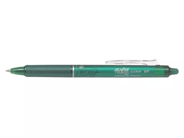 Een ROLLERPEN PILOT FRIXION BLRT-FR7 CLICKER M GROEN koop je bij Kantoorvakhandel van der Heijde