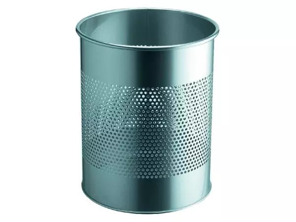 Een Papierbak Durable 3310-23 15liter 165mm perforatie zilver koop je bij NiceSupplies.nl