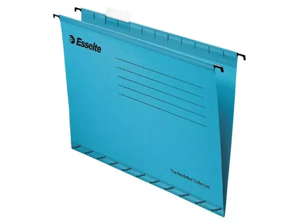 Een Hangmap Esselte Classic folio V-bodem 382x240mm blauw koop je bij L&N Partners voor Partners B.V.