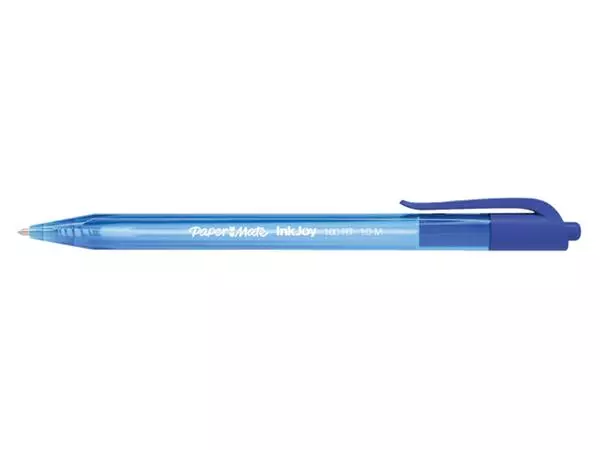 Een Balpen Paper Mate Inkjoy 100RT medium blauw valuepack 80+20 gratis koop je bij NiceSupplies.nl