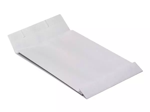 Een Envelop Quantore monsterzak 262x371x38mm zelfkl. wit 10stuks koop je bij KantoorProfi België BV