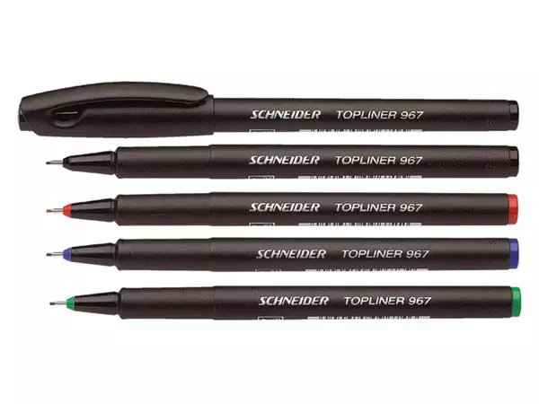 Een Fineliner Schneider 967 0.4mm zwart koop je bij NiceSupplies.nl