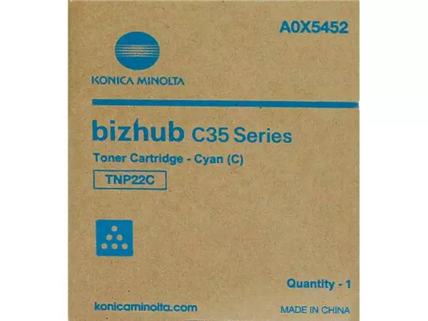 Een Tonercartridge Minolta Bizhub C35 blauw koop je bij EconOffice