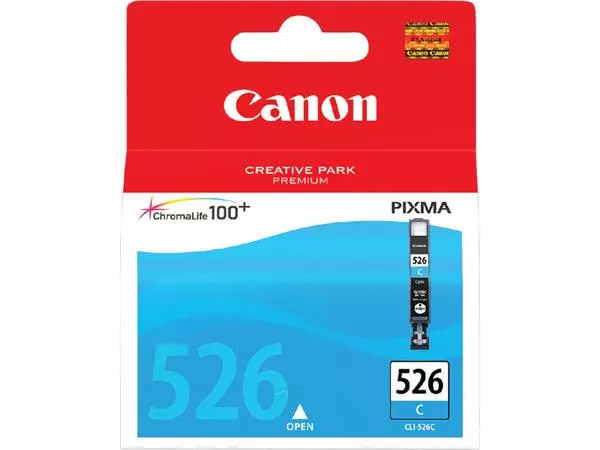 Een Inktcartridge Canon CLI-526 blauw koop je bij Buro De Peuter