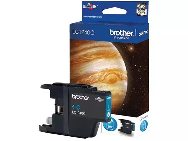 Een Inktcartridge Brother LC-1240C blauw koop je bij Kantoorvakhandel van der Heijde