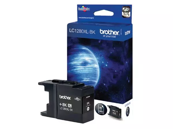 Een Inktcartridge Brother LC-1280XLBK zwart koop je bij Kantoorvakhandel van der Heijde