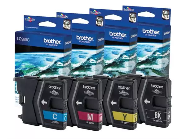 Een Inktcartridge Brother LC-985Y geel koop je bij NiceSupplies.nl