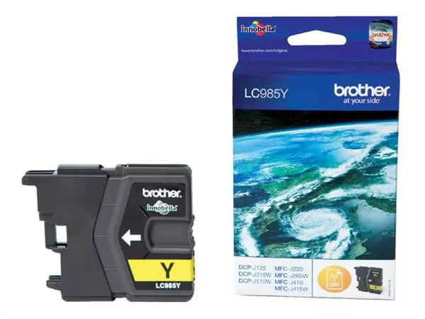 Een INKTCARTRIDGE BROTHER LC-985Y GEEL koop je bij Kantoorvakhandel van der Heijde