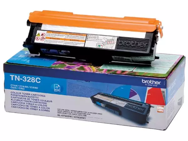 Een TONER BROTHER TN-328C BLAUW koop je bij Kantoorvakhandel van der Heijde