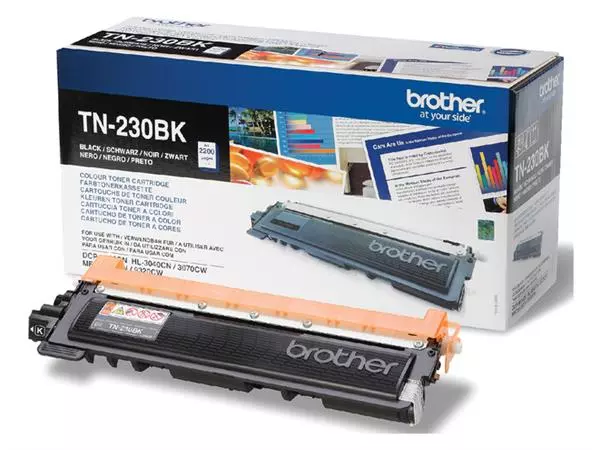 Een Toner Brother TN-230BK zwart koop je bij Buro De Peuter