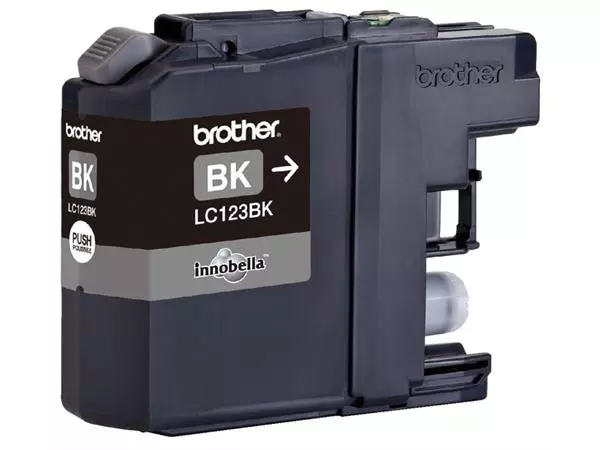 Een Inktcartridge Brother LC-123BK zwart koop je bij Van Hoye Kantoor BV