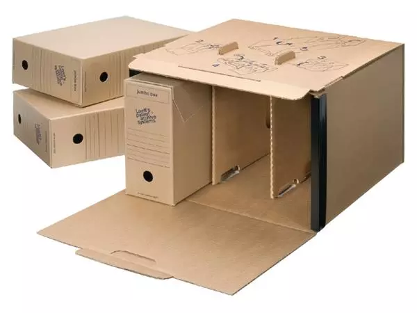 Een Gemeentearchiefdoos Loeff's Jumbo Box 3007 370x255x115mm koop je bij NiceSupplies.nl