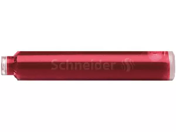 Een Inktpatroon Schneider din rood doos à 6 stuks koop je bij KantoorProfi België BV