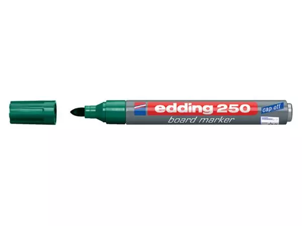 Viltstift edding 250 whiteboard rond 1.5-3mm groen