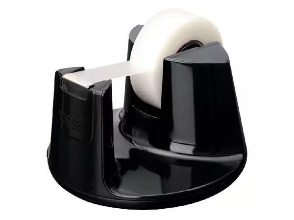 Een Plakbandhouder tesa Easy Cut® compact + 1 rol plakband invisible 33mx19mm zwart koop je bij NiceSupplies.nl