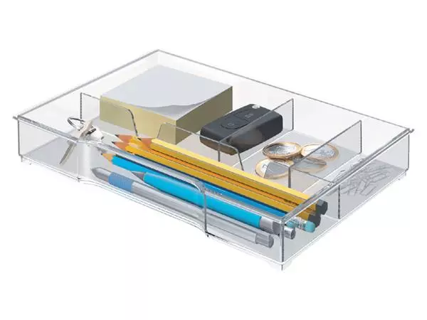 Een Inzetbak Leitz voor ladenbox transparant koop je bij NiceSupplies.nl