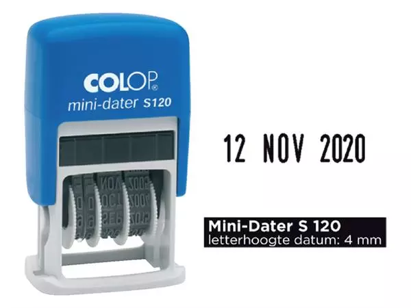 Een Datumstempel Colop S120 mini-dater 4mm koop je bij EconOffice