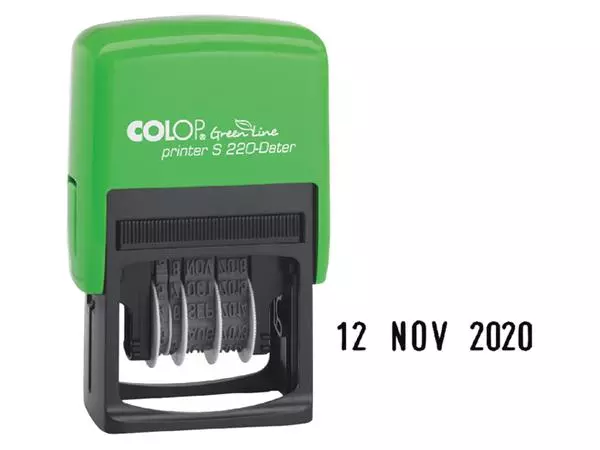 Een Datumstempel Colop S220 green line 4mm koop je bij NiceSupplies.nl