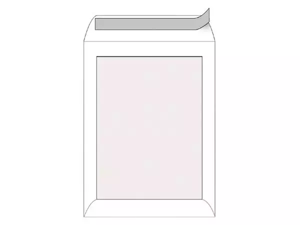 Een Envelop Quantore bordrug P185 185x280mm zelfkl. wit 100stuks koop je bij Goedkope Kantoorbenodigdheden