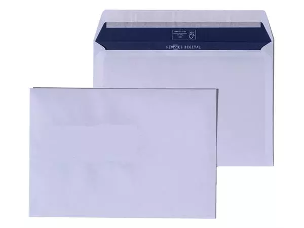 Een Envelop Hermes bank EA5/6 110x220mm gegomd wit doos à 500 stuks koop je bij Goedkope Kantoorbenodigdheden