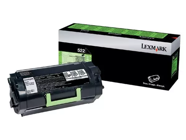 Een TONERCARTRIDGE LEXMARK 52D2000 PREBATE ZWART koop je bij Kantoorvakhandel van der Heijde