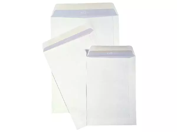 Een Envelop Hermes akte EA4 220x312mm zelfklevend wit doos à 250 stuks koop je bij NiceSupplies.nl