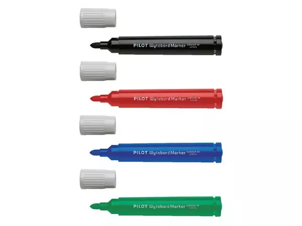 Een Viltstift PILOT 5071 whiteboard WBMAR rond medium blauw koop je bij Van Leeuwen Boeken- en kantoorartikelen