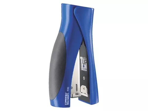 Een Nietmachine Rapid Fashion Ultimate standup F20 20 vel blauw koop je bij Totaal Kantoor Goeree