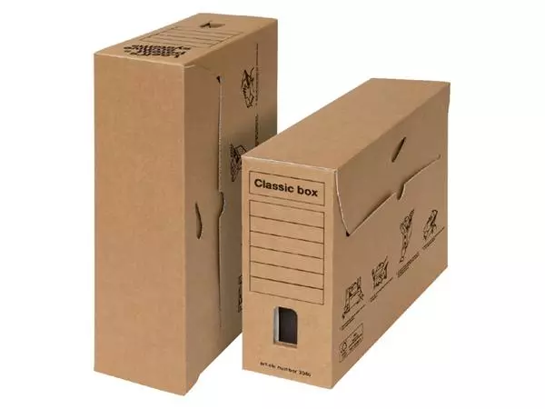 Een Archiefdoos Loeff's Classic Box 3040 370x260x110mm koop je bij Totaal Kantoor Goeree