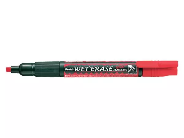 Een Krijtstift Pentel SMW26 1.5-4mm rood koop je bij Buro De Peuter