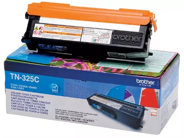 Een TONER BROTHER TN-325C BLAUW koop je bij Kantoorvakhandel van der Heijde