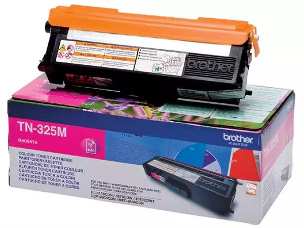 Een TONER BROTHER TN-325M ROOD koop je bij Kantoorvakhandel van der Heijde