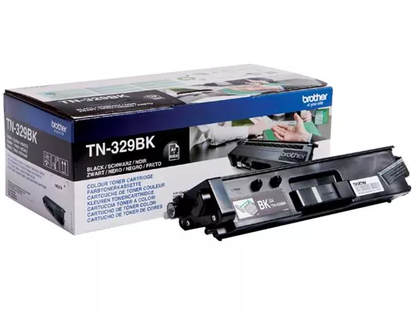 Een TONER BROTHER TN-329BK ZWART koop je bij Kantoorvakhandel van der Heijde