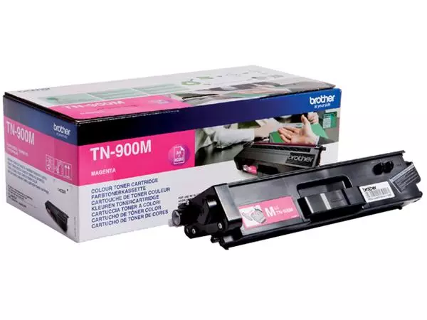 Een Toner Brother TN-900M rood koop je bij NiceSupplies.nl