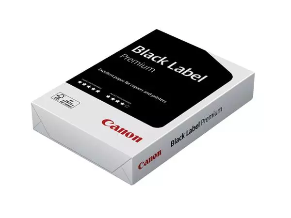 Een Kopieerpapier Canon Black Label Premium A4 80gr wit 500 vel koop je bij NiceSupplies.nl