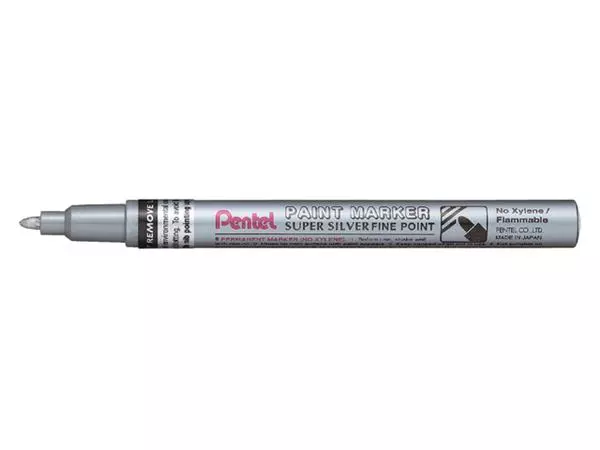 Een viltstift Pentel MSP10 rond 1.5mm zilver koop je bij NiceSupplies.nl