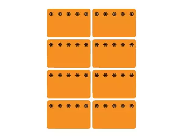 Een Etiket HERMA 3774 26x40mm diepvries oranje 48stuks koop je bij KantoorProfi België BV
