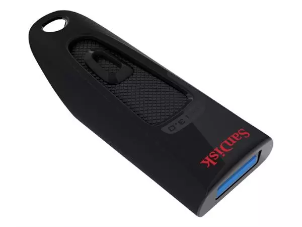 Een USB-stick 3.0 Sandisk Cruzer Ultra 128GB koop je bij Van Leeuwen Boeken- en kantoorartikelen