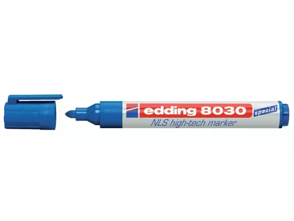 Een Viltstift edding 8030 NLS high-tech 1.5-3mm blauw koop je bij NiceSupplies.nl