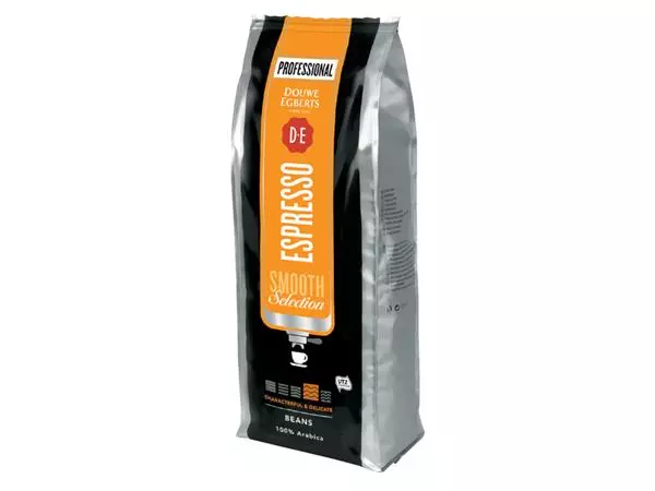 Een Koffie Douwe Egberts espresso bonen medium smooth 1kg koop je bij NiceSupplies.nl