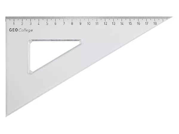 Een Driehoek Aristo 23620 200mm 30/60graden transparant koop je bij Kantoorvakhandel van der Heijde