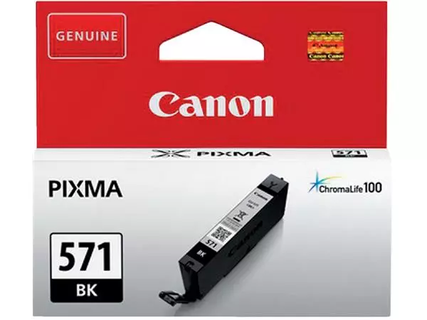 Een Inktcartridge Canon CLI-571 zwart koop je bij Buro De Peuter