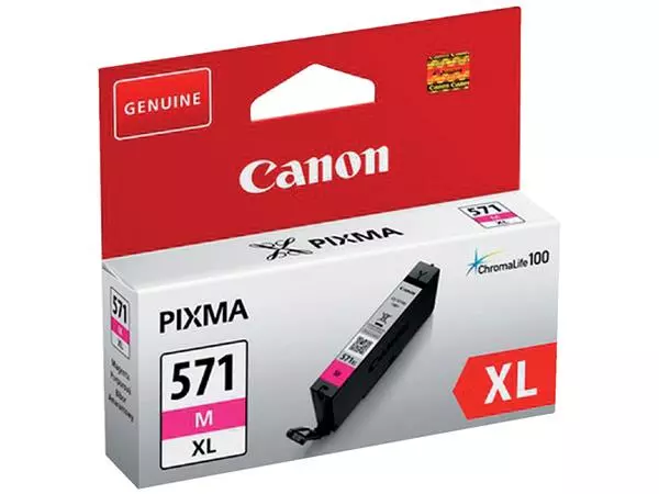 Inktcartridge Canon CLI-571XL rood