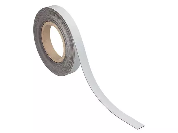 Een MAGNEETBAND MAUL BESCHRIJFBAAR 10MX20MMX1MM WIT koop je bij Kantoorvakhandel van der Heijde