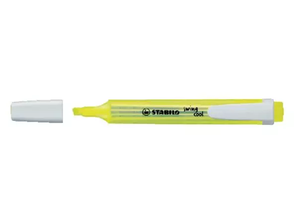 Een MARKEERSTIFT STABILO SWING COOL 275/24 GEEL koop je bij Kantoorvakhandel van der Heijde