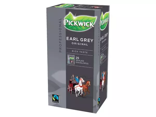 Een Thee Pickwick Fair Trade earl grey 25x2gr koop je bij NiceSupplies.nl