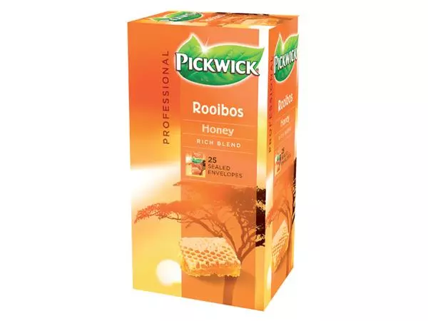 Een Thee Pickwick rooibos honey 25x1.5gr koop je bij NiceSupplies.nl